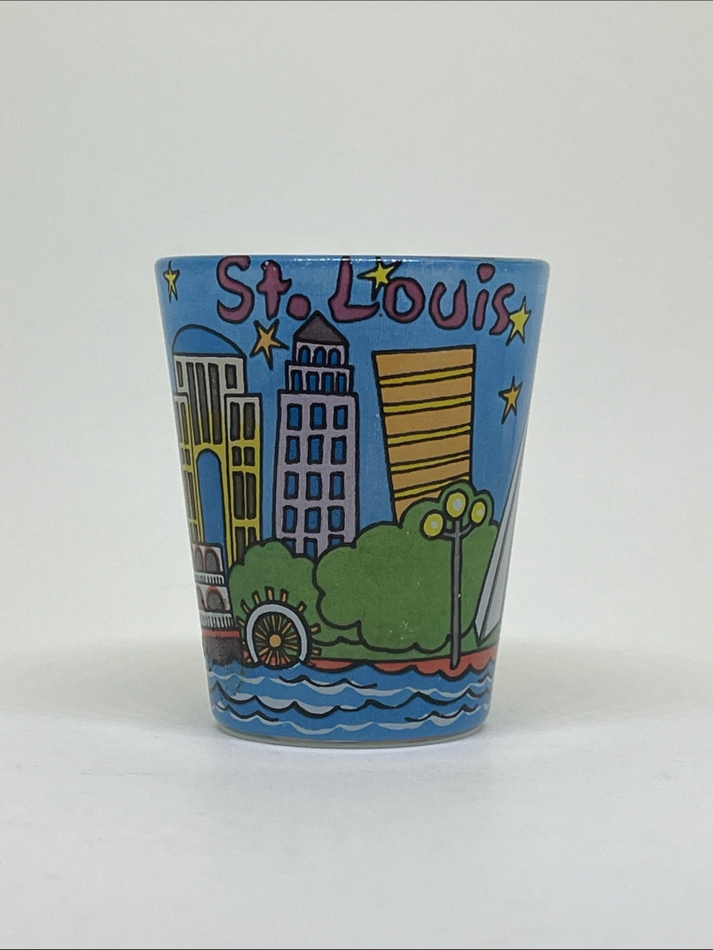 Blue St. Louis Souvenir Shot Glass